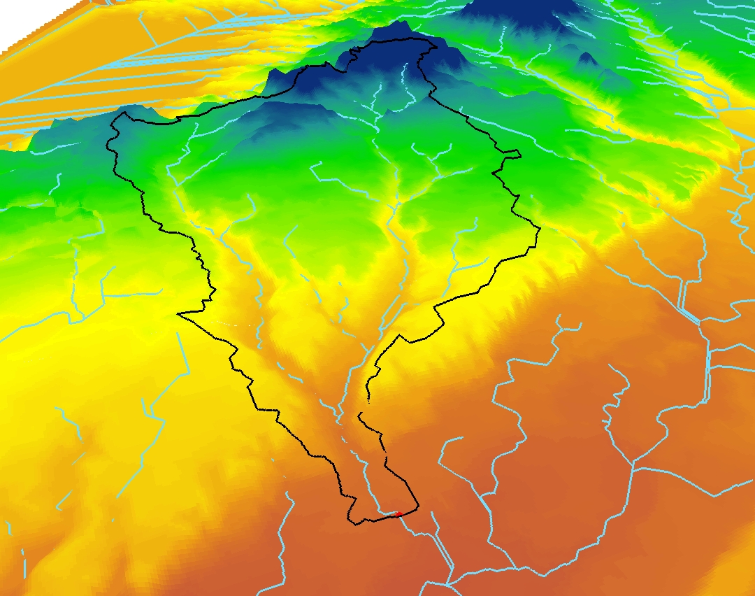 cuenca vertiente GIS cuenca vertiente GIS