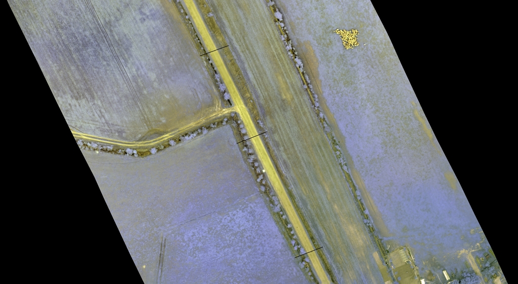 Mosaico de ortofotografía NIR